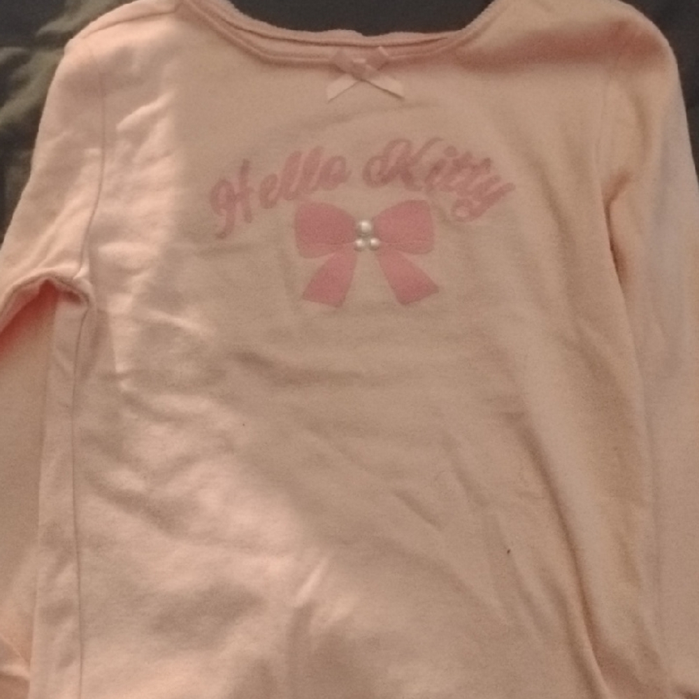 Hello Kitty Pink Kids Long Sleeve Top
